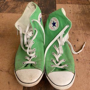 Size 9.5 Women's Converse - Green